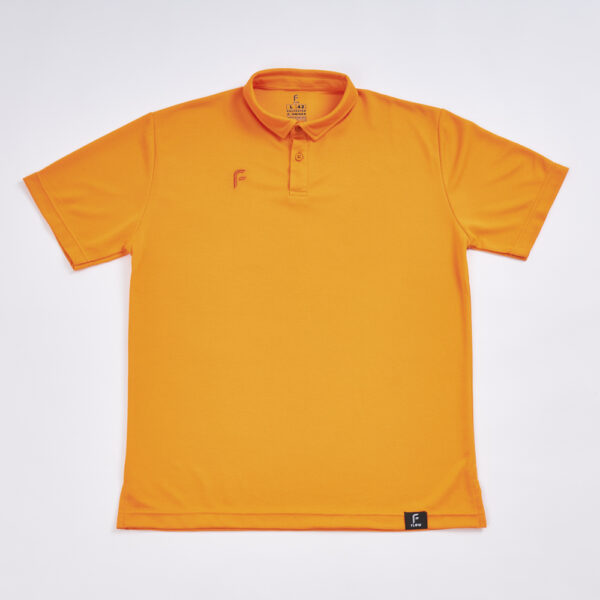 FLOW เสื้อโปโลแขนสั้น สีส้ม