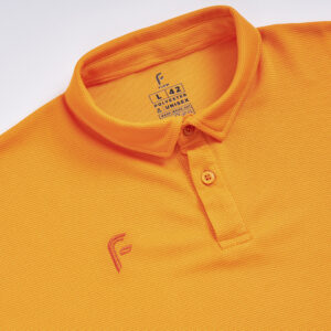 FLOW เสื้อโปโลแขนสั้น สีส้ม
