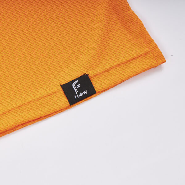 FLOW เสื้อโปโลแขนสั้น สีส้ม